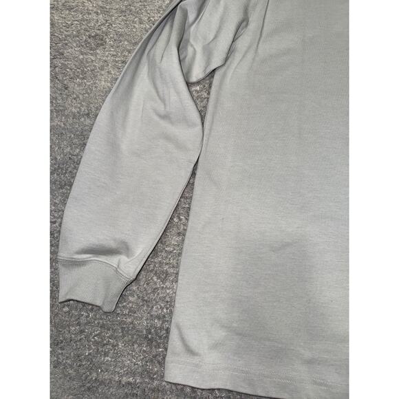 Dior Air Jordan Grey Logo Mock Neck Turtleneck Cotton Shirt Sweater M Medium - Picture 12 of 12